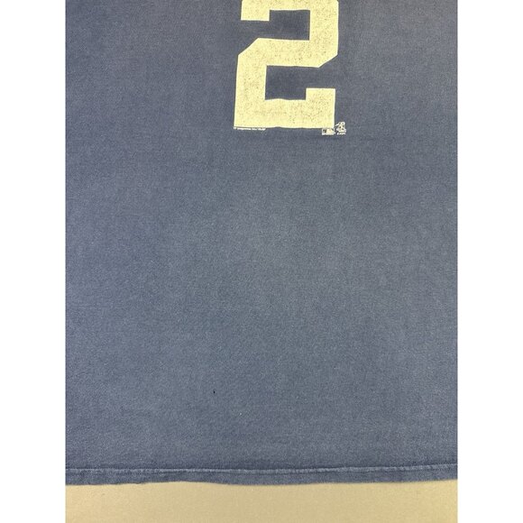 Rare Vintage Y2K New York Yankees Derek Jeter Baseball MLB Sun Faded 3XL Tee - Picture 11 of 16